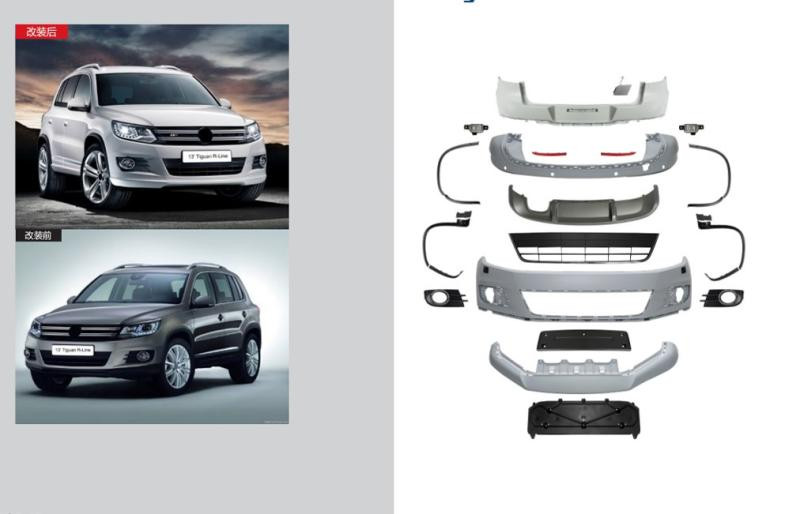 Купить Комплект обвесов R-Line (для 2011-2016) для Volkswagen Tiguan