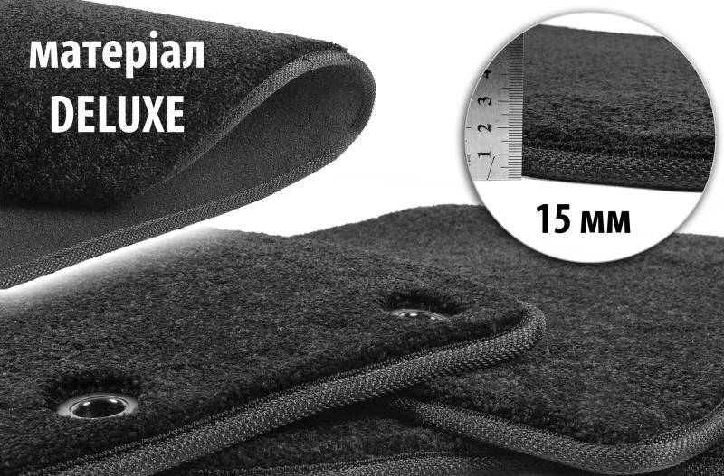 Купить Коврики текстильные Deluxe (Черный) для Scania R серия 2004-2016 гг