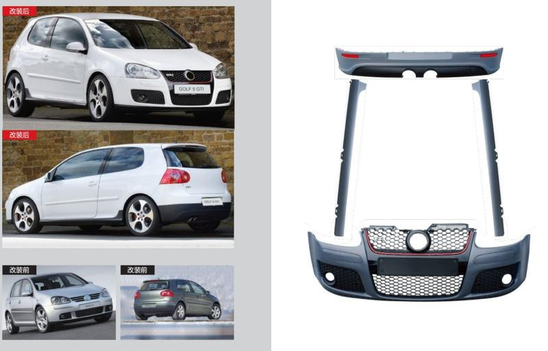 Купить Комплект обвесов GTI для Volkswagen Golf 5