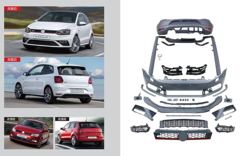 Купить Комплект обвесов GTI (для 2014-2017) для Volkswagen Polo