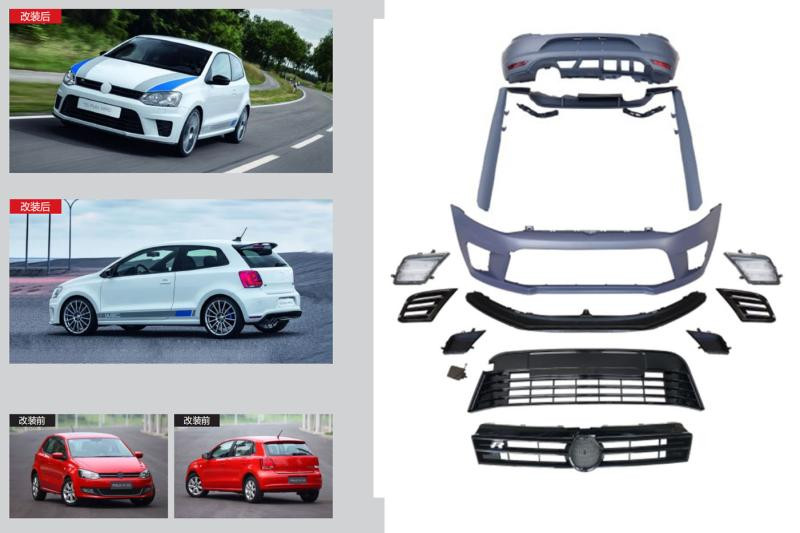 Купить Комплект обвесов WRC для Volkswagen Polo 2010-2017 гг
