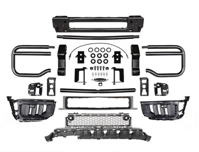 Купити Захист переднього бампера з решіткою (для AMG G63) для Mercedes G сlass W465 2025- рр