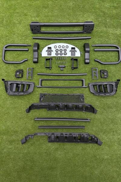 Купити Захист переднього бампера з решіткою (для AMG G63) для Mercedes G сlass W465 2025- рр