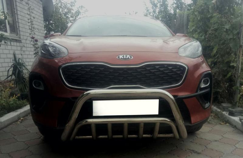 Купить Передняя дуга WT002 (нерж.) для Kia Sportage 2015-2021 гг