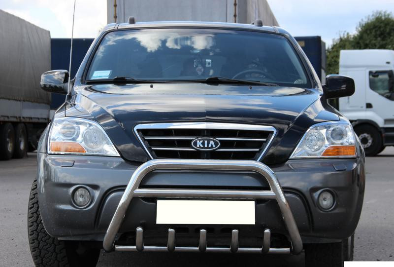 Купить Кенгурятник WT003-2 (нерж.) для Kia Sorento I BL 2002-2009 гг