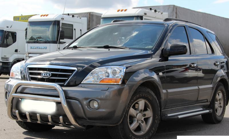Купить Кенгурятник WT003-2 (нерж.) для Kia Sorento I BL 2002-2009 гг