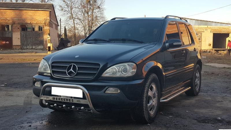 Купить Кенгурятник WT004 (нерж.) для Mercedes ML W163