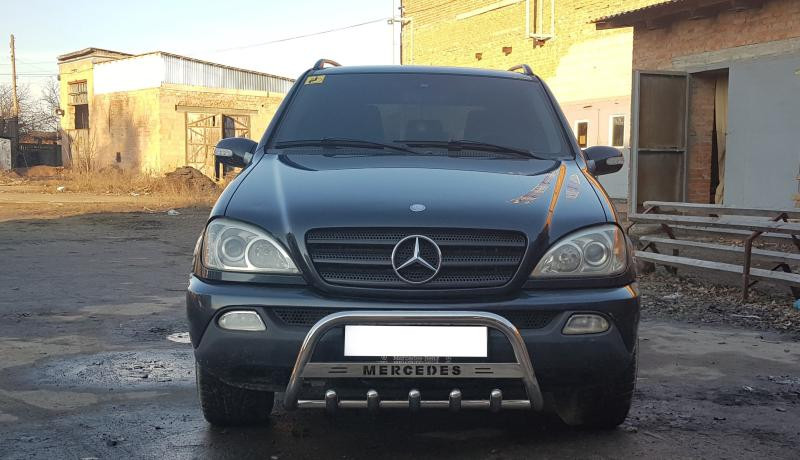Купить Кенгурятник WT004 (нерж.) для Mercedes ML W163