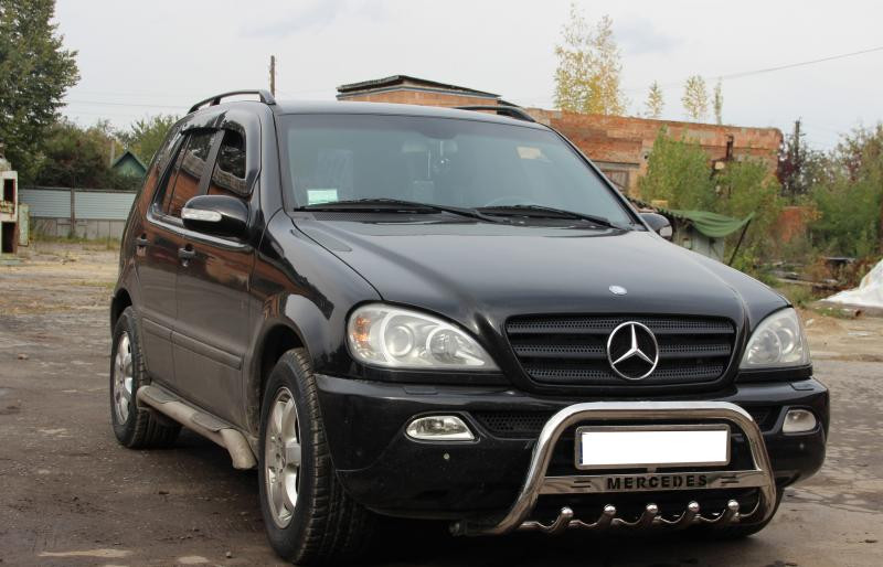 Купить Кенгурятник WT004 (нерж.) для Mercedes ML W163