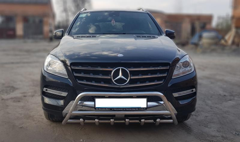 Купить Кенгурятник WT003 (нерж.) для Mercedes GLE/ML сlass W166