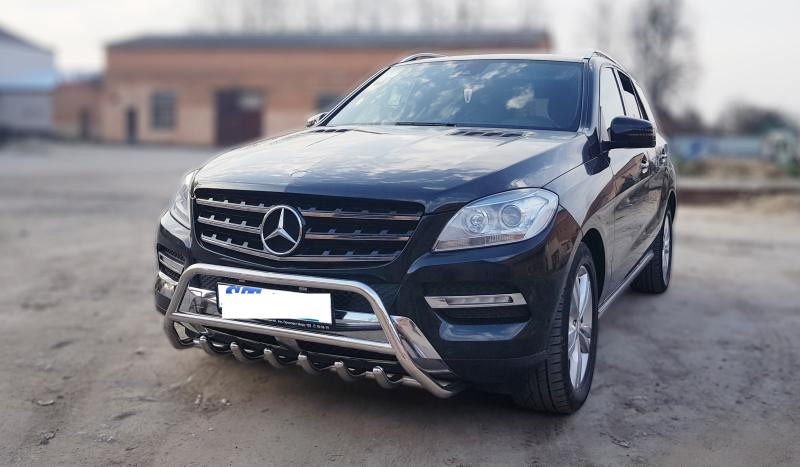 Купить Кенгурятник WT003 (нерж.) для Mercedes GLE/ML сlass W166