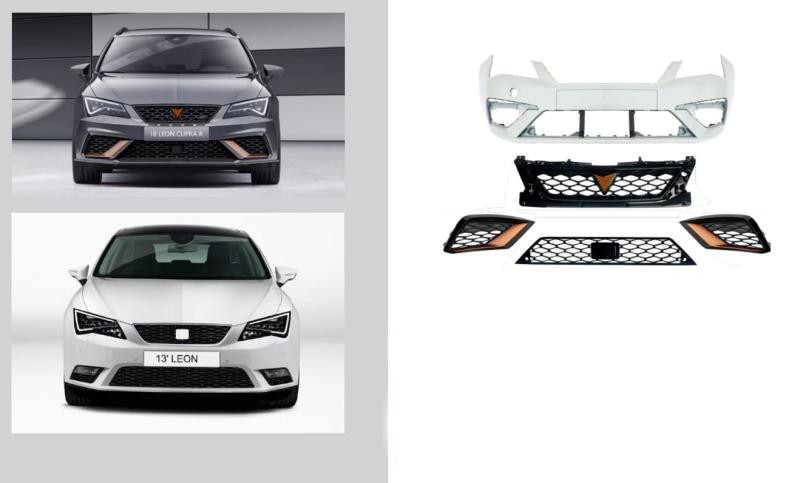 Купить Комплект рестайлинга в 2017-2025 Cupra R (Для 2013-2017) для Seat Leon 2013-2020 гг