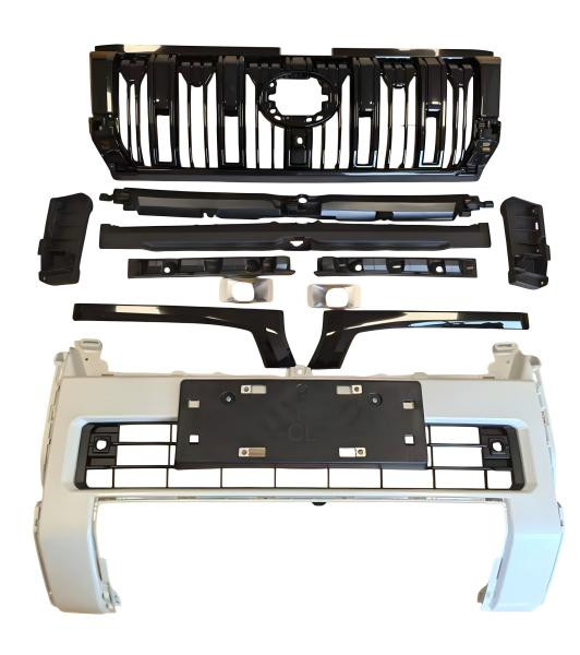 Купити Передній бампер VX Білий для Toyota Land Cruiser Prado 250