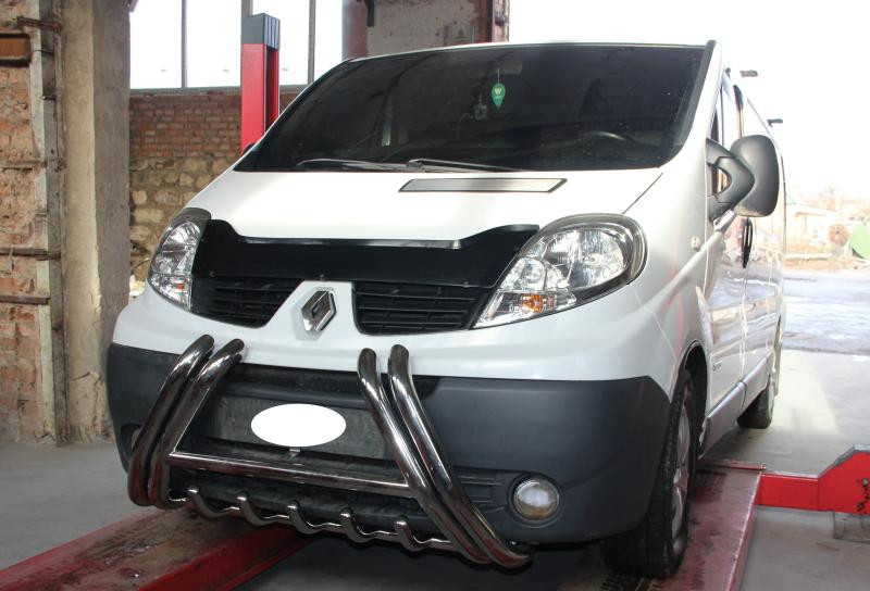 Купить Кенгурятник F1-01 (нерж.) для Renault Trafic 2001-2015 гг
