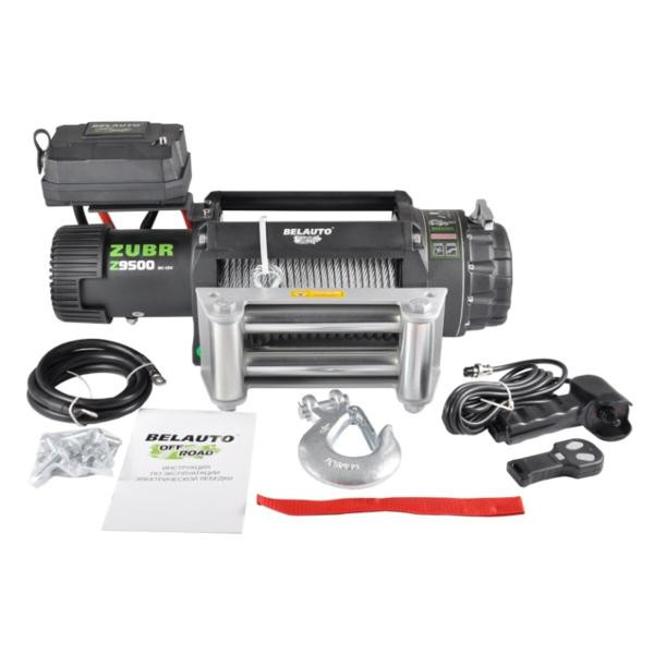 Купить Лебедка BELAUTO ZUBR 9500lbs (6.0hp/4.4kw; 212:1)