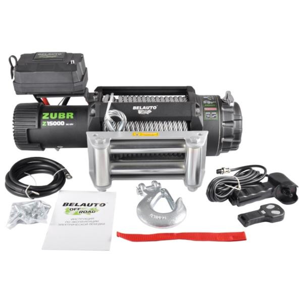 Купить Лебедка BELAUTO ZUBR 15000lbs (6.8hp/5.0kw; 262:1)