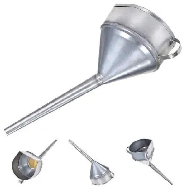 Купити Лійка металева Winso оцинкована з сіткою, коса під клапан