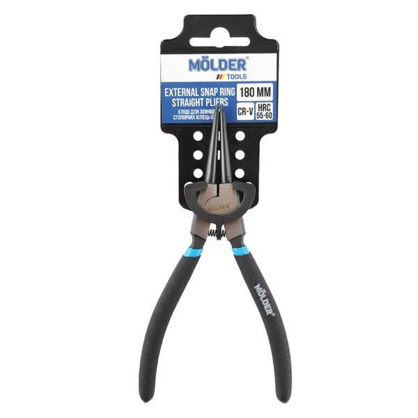 Купить Клещи Molder для наружных стопорных колец, прямые Cr-V 180мм