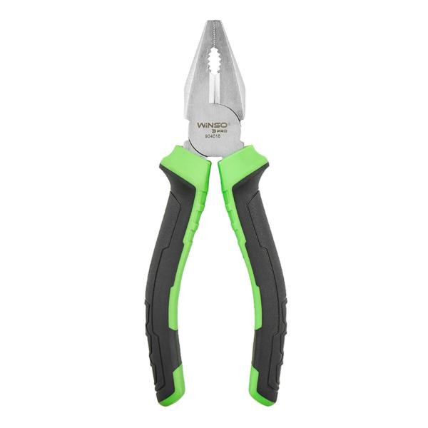 Купити Плоскогубці Winso Pro комбіновані Cr-V 160мм, двокомпонентна ручка