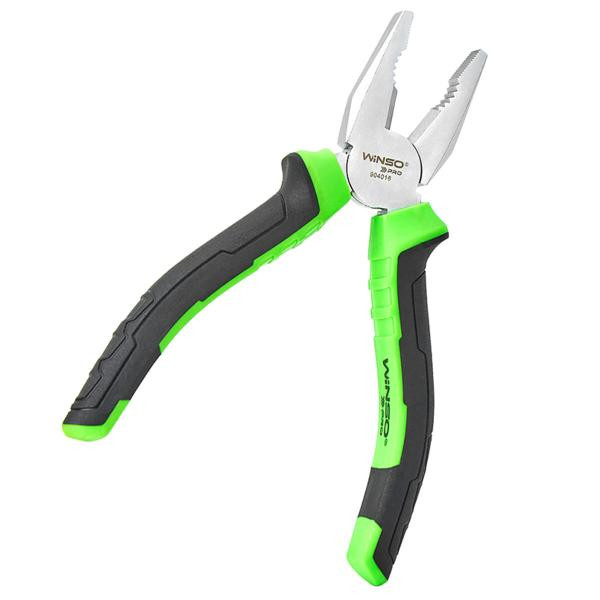 Купити Плоскогубці Winso Pro комбіновані Cr-V 160мм, двокомпонентна ручка