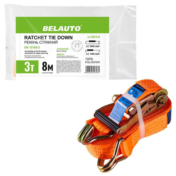 Купить Стяжной ремень Белавто 3т, 8м