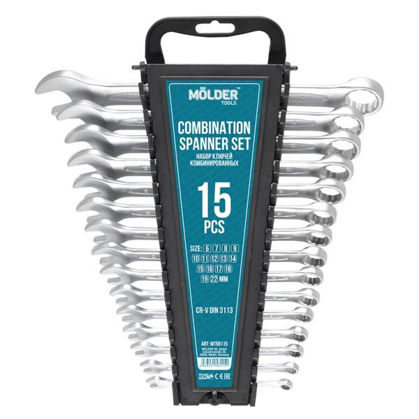Купить Набор ключей Molder CR-V, 6-22мм, 15шт