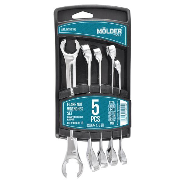 Купить Набор ключей Molder CR-V разрезных, 5шт