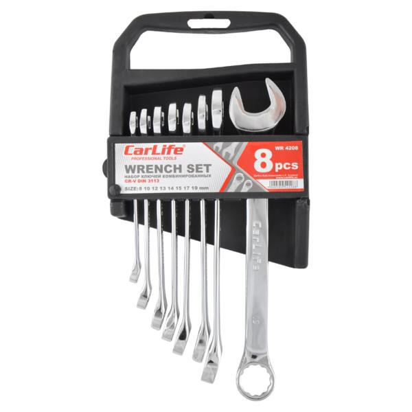 Купить Набор ключей Carlife CR-V, 8-19мм, 8шт