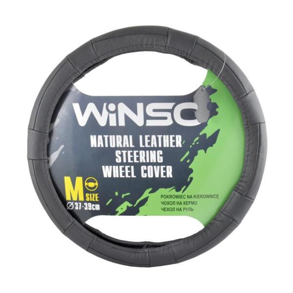 Купить Чехол на руль Winso М, Ø37-39 кожаный 141520