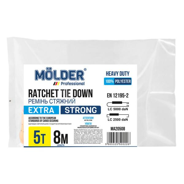 Купити Стяжний ремінь Molder 5т, 8м