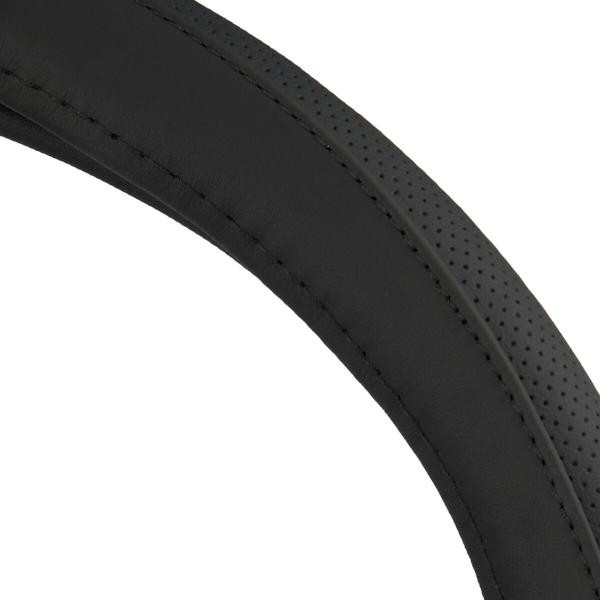 Купить Чехол на руль Carlife 39-41см, кожа, черный SW242L