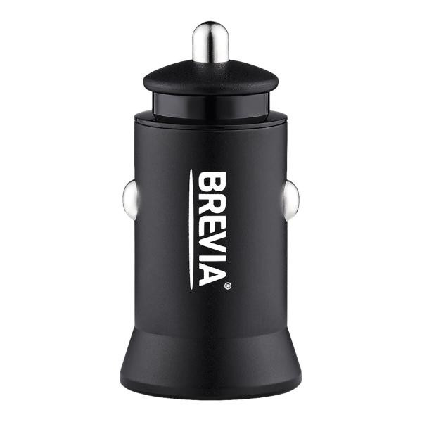 Купити Автомобільний зарядний пристрій Brevia ePower DualCharge 30W 1xUSB-C+1xUSB-A чорний