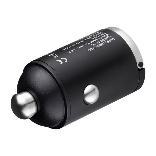 Купити Автомобільний зарядний пристрій Brevia ePower NanoMetal 38W 1xUSB-C+1xUSB-A чорний