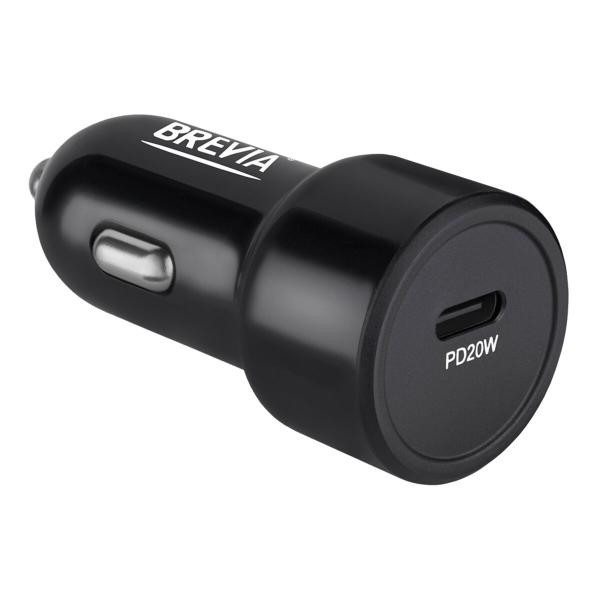 Купити Автомобільний зарядний пристрій Brevia ePower TurboCharge 20W 1xUSB-C чорний