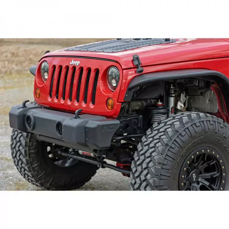Buy Bumper Front Caps Rough Country Jeep Wrangler JK