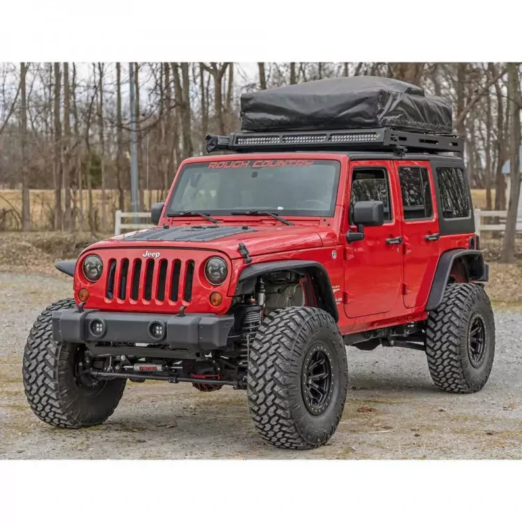 Buy Bumper Front Caps Rough Country Jeep Wrangler JK