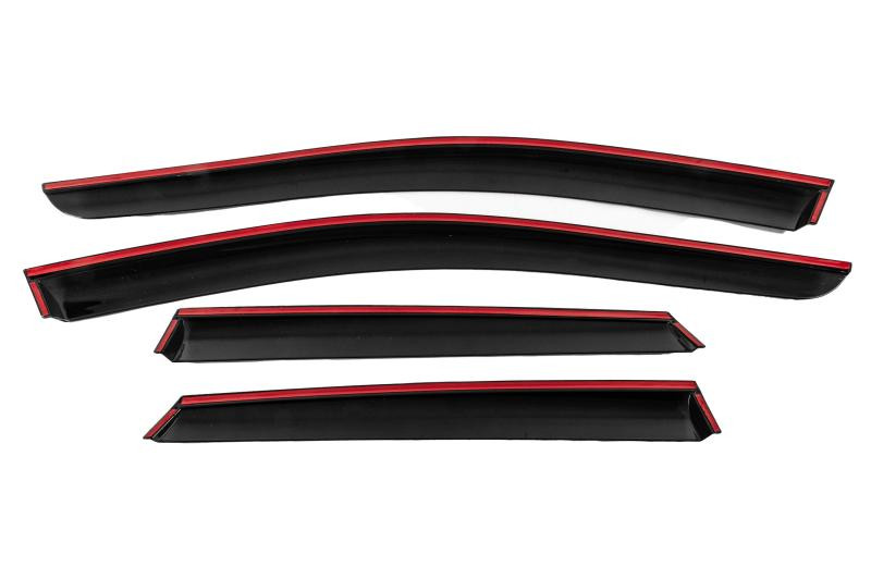 Купить Ветровики с хром молдингом (4 шт, Niken) для Volkswagen Taigo 2020- гг