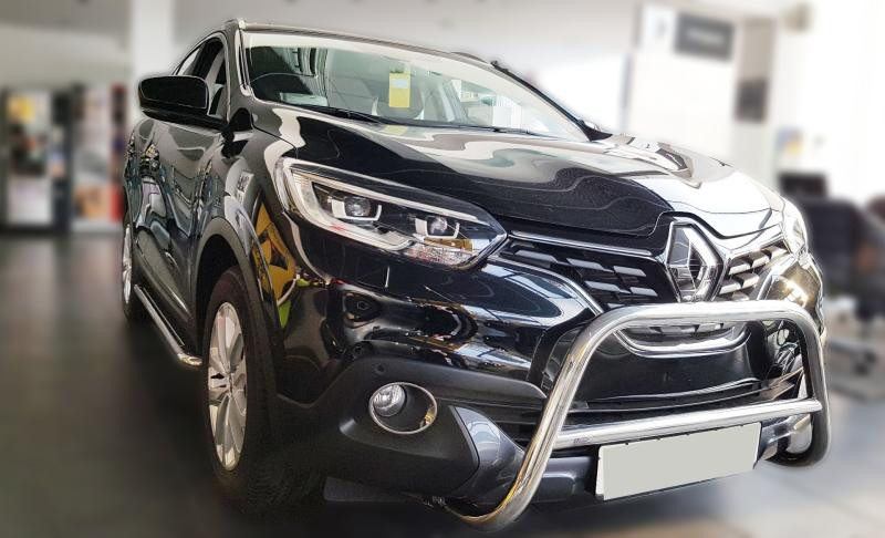 Купить Кенгурятник (нерж) для Renault Kadjar 2015-2022 гг