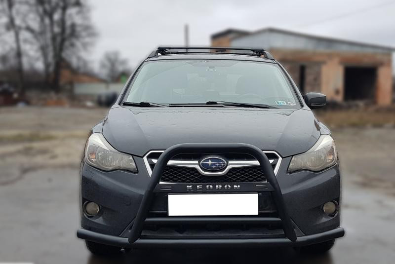 Купить Кенгурятник F1-71 Black (нерж) для Subaru XV 2011-2017 гг