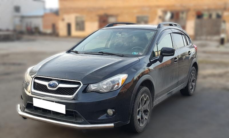 Купить Передняя защита ST008 (нерж) для Subaru XV 2011-2017 гг
