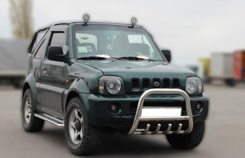 Купить Кенгурятник F2-01 (нерж) для Suzuki Jimny 1998-2018 гг