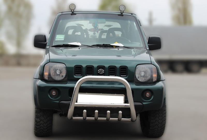 Купить Кенгурятник F2-01 (нерж) для Suzuki Jimny 1998-2018 гг