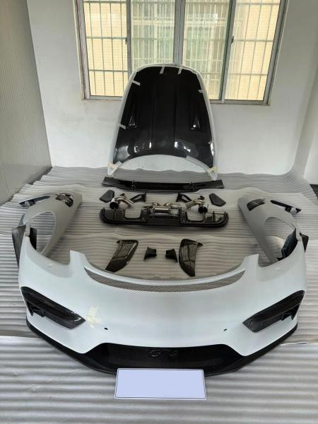 Купити Комплект обвісів GT4 (ABS -2025 Карбон) для Porsche Boxster/Cayman 982 (718) 2016- рр