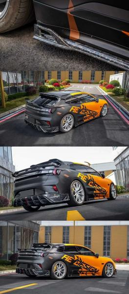 Купити Комплект обвісів SRS-Style (для 2024-2025, Карбон) для Zeekr 001 2021- рр