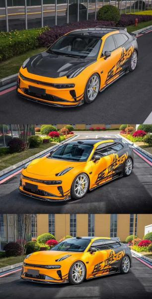 Купити Комплект обвісів SRS-Style (для 2024-2025, Карбон) для Zeekr 001 2021- рр