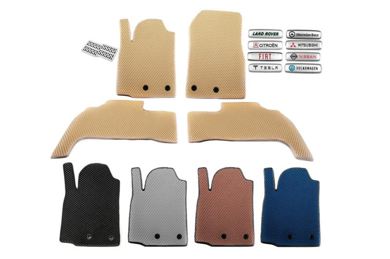 Купить Коврики EVA (3-дверный, Бежевый) для Mitsubishi Colt 2004-2012 гг