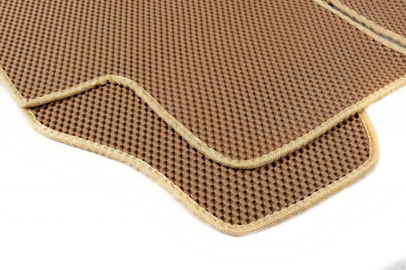 Купить Резиновые коврики Carsuit (SD, бежевые) для Opel Omega B 1994-2003 гг