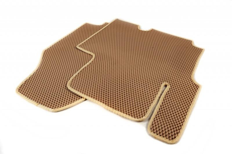 Купить Резиновые коврики Carsuit (2007-2009, HB, 3-дверный, бежевые) для Toyota Aygo