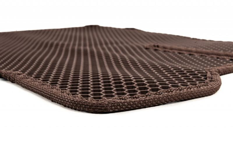 Купить Резиновые Коврики Carsuit (Передние, Коричневые) для Ford Custom 2013-2022 гг