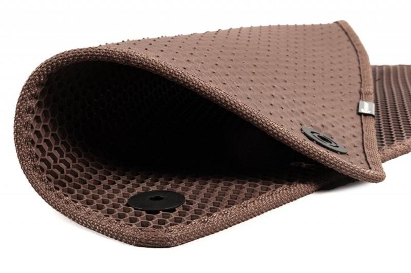 Купить Резиновые коврики Carsuit (1-20251, коричневые) для Nissan Primastar 2002-2014 гг